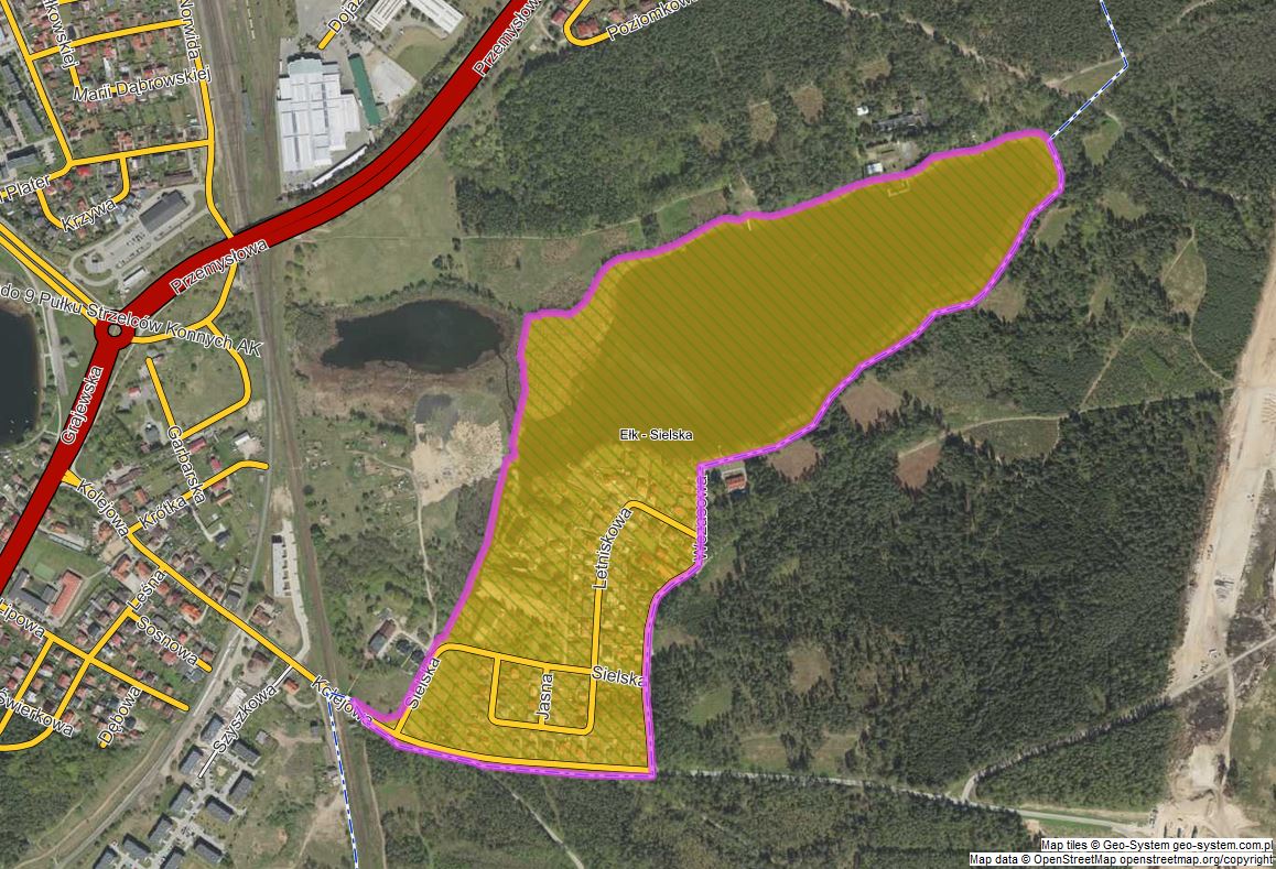 Vietos erdvinės plėtros plano projekto "Ełk-Sielska" viešas patikrinimas