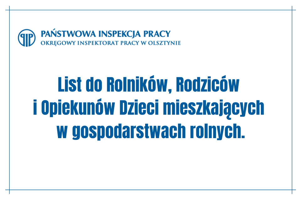 Olštyno regioninio darbo inspektoriaus paskelbimas