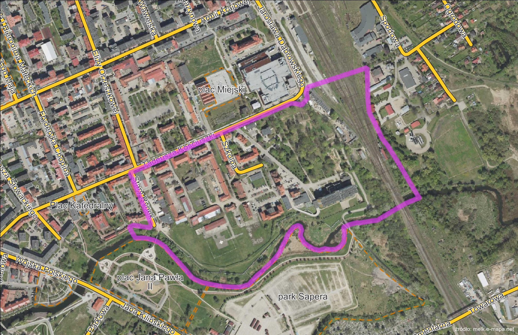 Vietos erdvinės plėtros plano, vadinamo "Ełk-Szkolna", rengimo pradžia