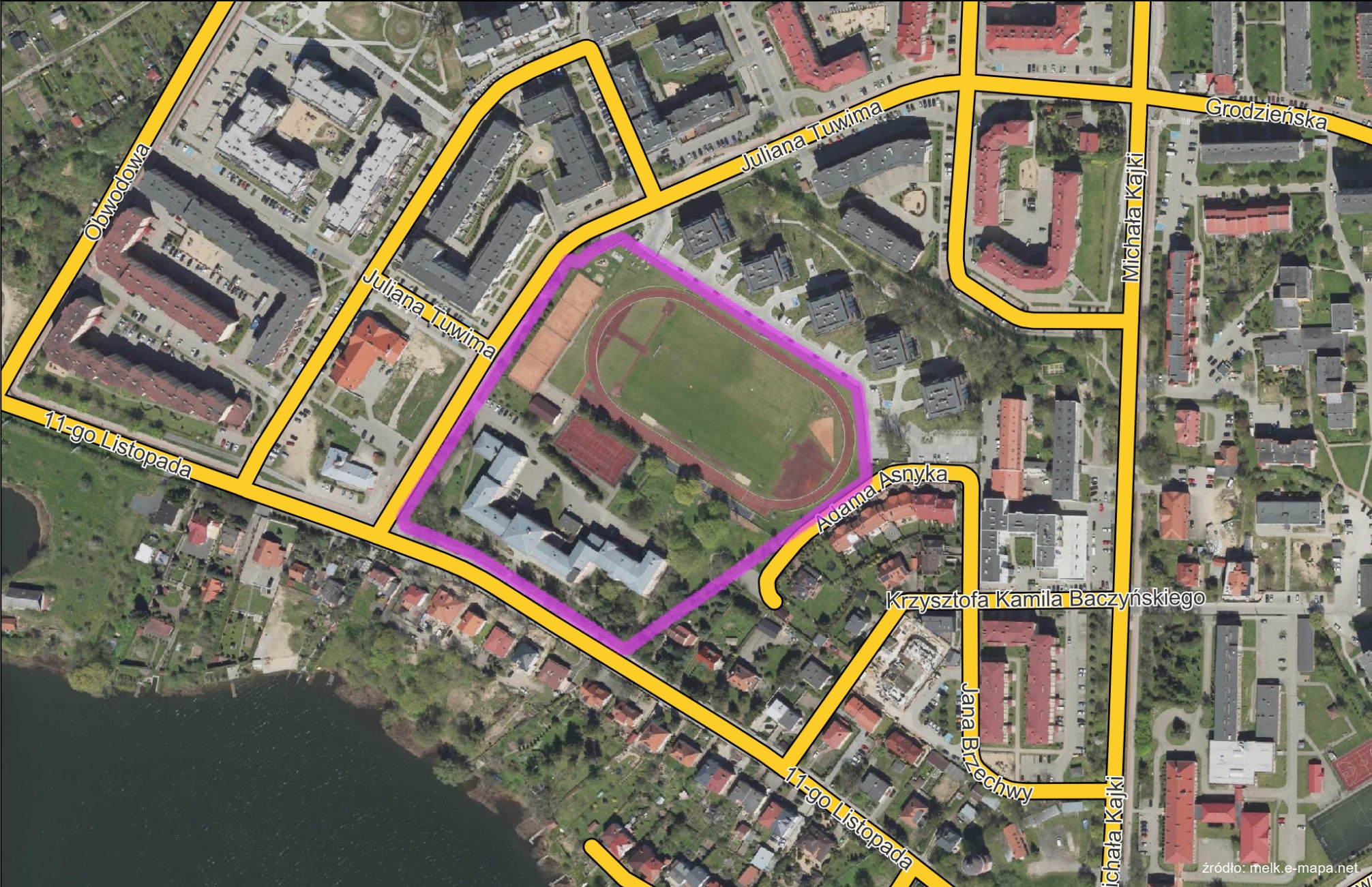 Vietos erdvinės plėtros plano , pavadinto "Ełk-Kajki V", rengimo pradžia