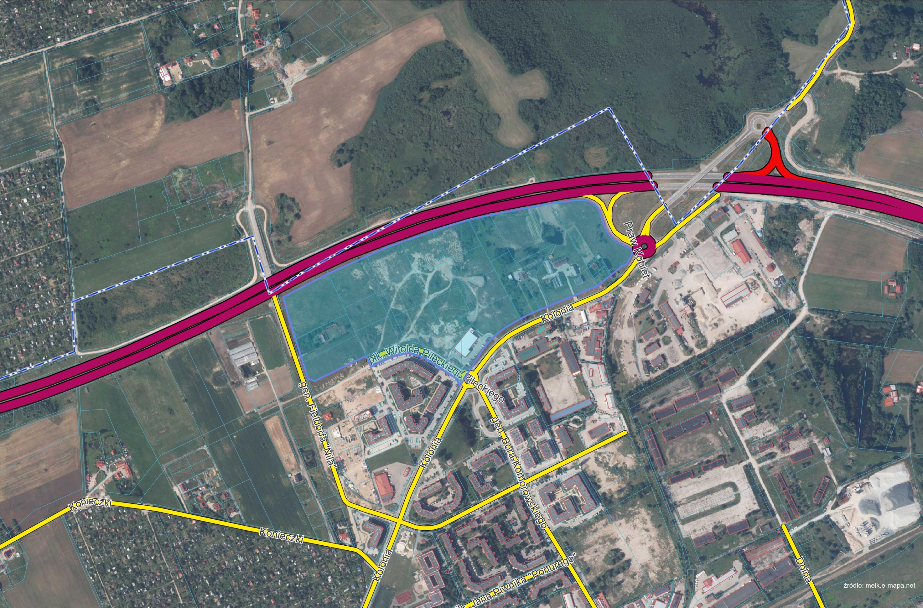 Ponowne wyłożenie do publicznego wglądu projektu miejscowego planu zagospodarowania przestrzennego zwanego "Ełk - Pileckiego"