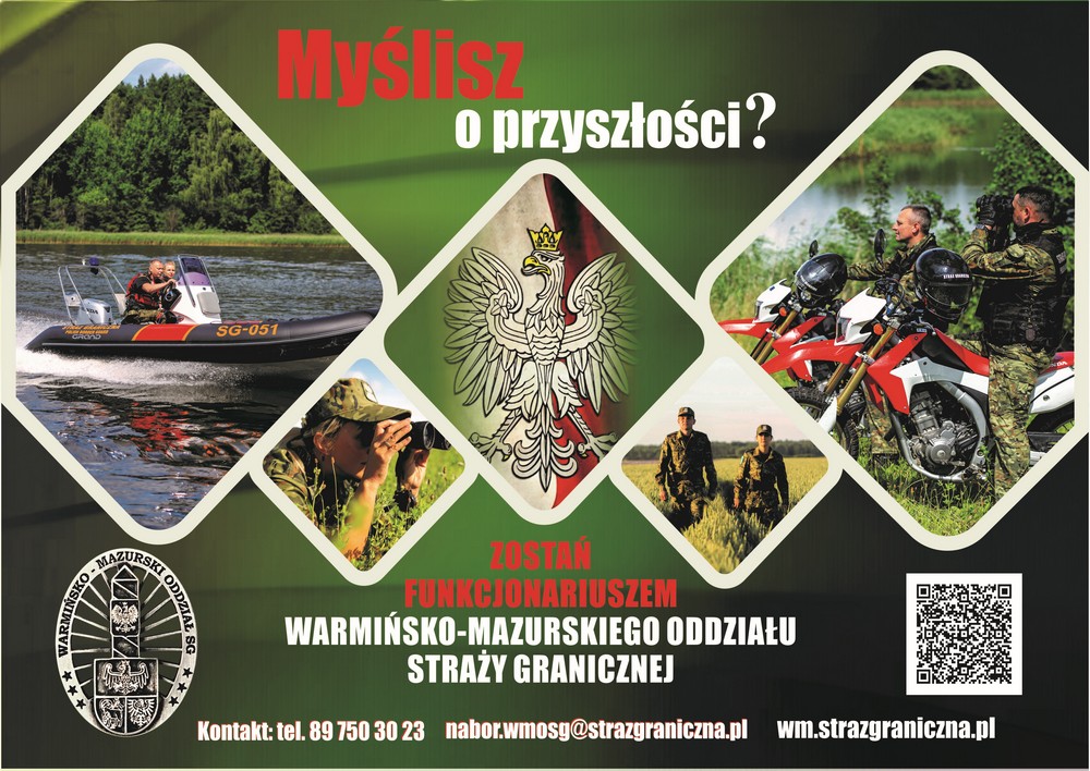 Nabór do Warmińsko-Mazurskiego Oddziału Straży Granicznej