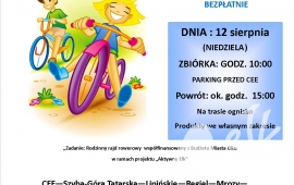 Rodzinny rajd rowerowy "wokół Góry Tatarskiej"