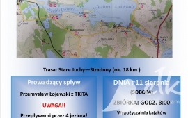 Spływ kajakowy "Malowniczymi jeziorami mazurskimi"