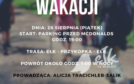 MARSZ NORDIC WALKING - POŻEGNANIE WAKACJI