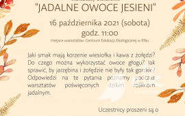 Warsztaty zielarskie "Jadalne owoce jesieni"