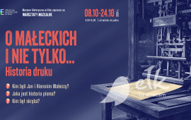 O Małeckich i nie tylko… historia druku – zajęcia edukacyjne