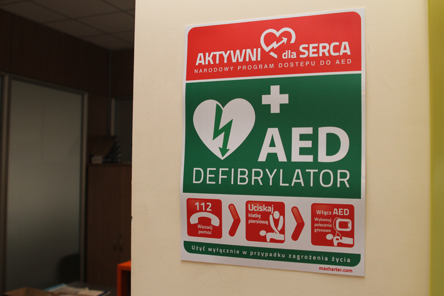 Modern defibrillators in ełckiej municipal police