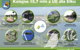15,5 milijono daugiau Elk plėtros