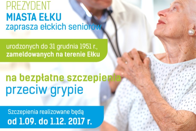 Kostenlose Grippeimpfung für Ełckich Senioren