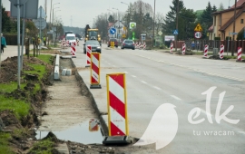 La fase successiva dei lavori sulla strada di Suwalki
