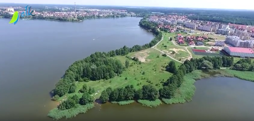 To create a new town beach in ełk