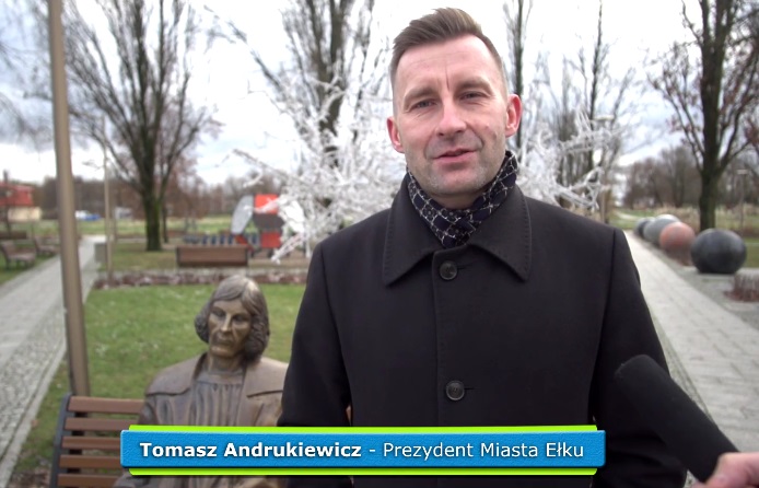 Życzenia Noworoczne Prezydenta Miasta Ełku Tomasza Andrukiewicza