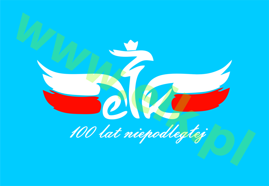 „100 lat Niepodległej” – okolicznościowe logo Miasta Ełku