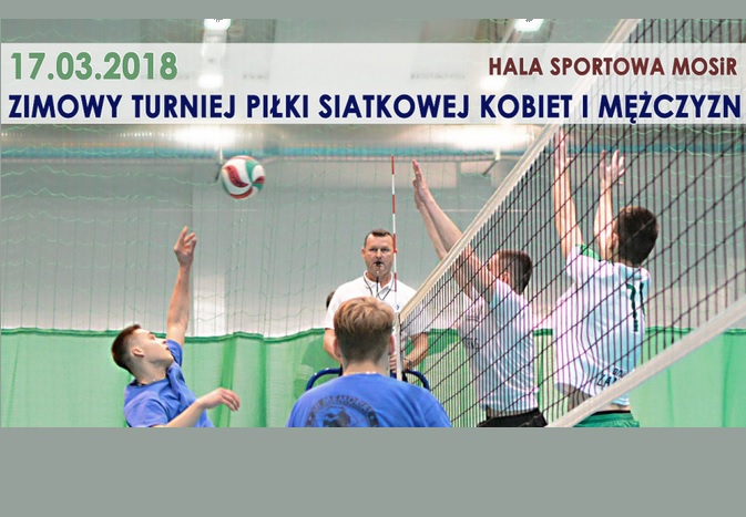 Winter volleyball tournament men and women 2018