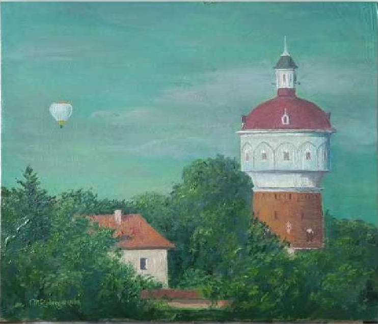 The opening work of drawing and painting Mirosława Zadrogi