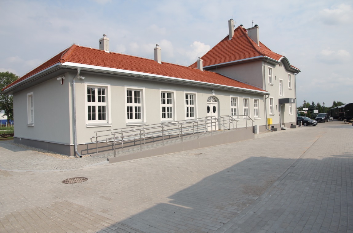 Umbau des Bahnhofs in Sypitkach-Bühne