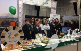 Elk at the tourist fair in Vilnius