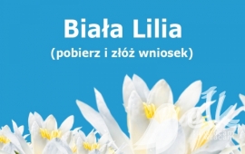 Apply for the award of the White Lily for achievements in the year 2018