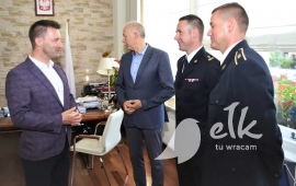 Bohaterski czyn ełckiego strażaka