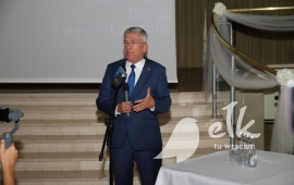 Marszałek Senatu Stanisław Karczewski odwiedził Ełk