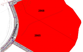 Wykaz nieruchomości gruntowych niezabudowanych, położonych w Ełku przy ul. Produkcyjnej, oznaczonych jako działki o numerach 2868 (4,1025 ha) i 2865 (4,5559 ha), przeznaczonych do sprzedaży w drodze przetargu pisemnego nieograniczonego