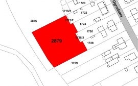 Wykaz nieruchomości gruntowej położonej w Ełku przy ul. Ogrodowej oznaczonej jako działka o numerze 2879 o powierzchni 0,3528 ha przeznaczonej do sprzedaży w drodze przetargu ustnego ograniczonego