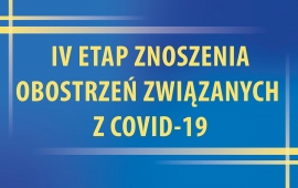 IV etap znoszenia ograniczeń związanych z koronawirusem