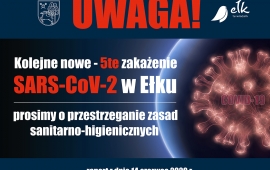 Piąty przypadek zakażenia COVID-19 w Ełku