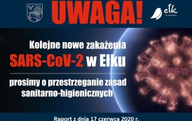AKTUALIZACJA! Kolejne przypadki zakażenia COVID-19 w Ełku