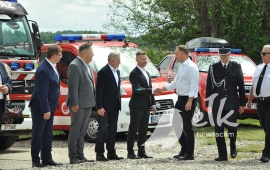 Prezydent Andrzej Duda spotkał się ze strażakami i samorządowcami