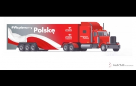 Ogromna ciężarówka Orlenu w Ełku
