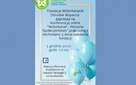 Konferencja online „Wolontariat-Aktywne Społeczeństwo”