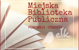 Biblioteka ponownie otwarta od 24 marca