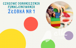 Czasowe ograniczenia funkcjonowania żłobka od 29 marca 2021 r.