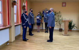 A new commander of the Elk police was appointed