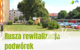 Another Ełk backyards under renovation