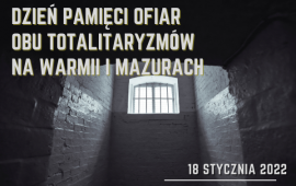 Giornata della memoria delle vittime di entrambi i totalitarismi a Warmia e Masuria