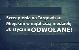 Nie będzie szczepień na targowisku w niedzielę