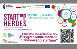 Bezpłatne seminaria online Startup Heroes w PNT