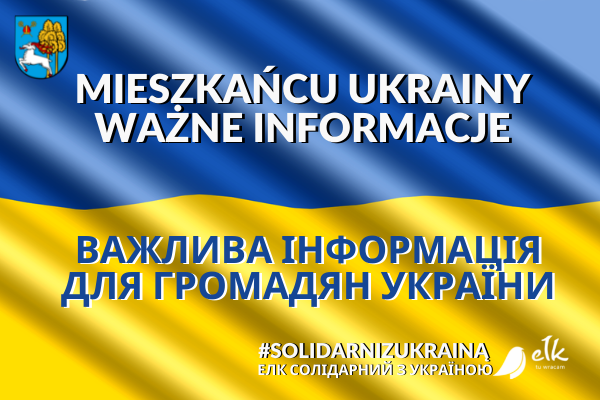 Hilfe für die Ukraine – wo man in Ełk nach Hilfe und Informationen suchen kann