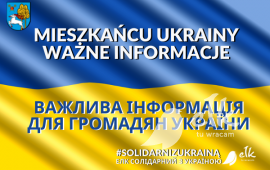 Aiuto all'Ucraina – dove cercare aiuto e informazioni a Ełk