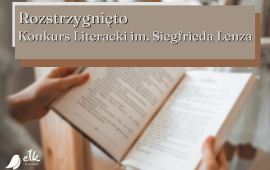 Il Concorso Letterario Siegfried Lenz è stato risolto
