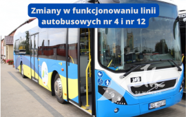 Cambiamenti nel funzionamento delle linee di autobus n. 4 e n. 12