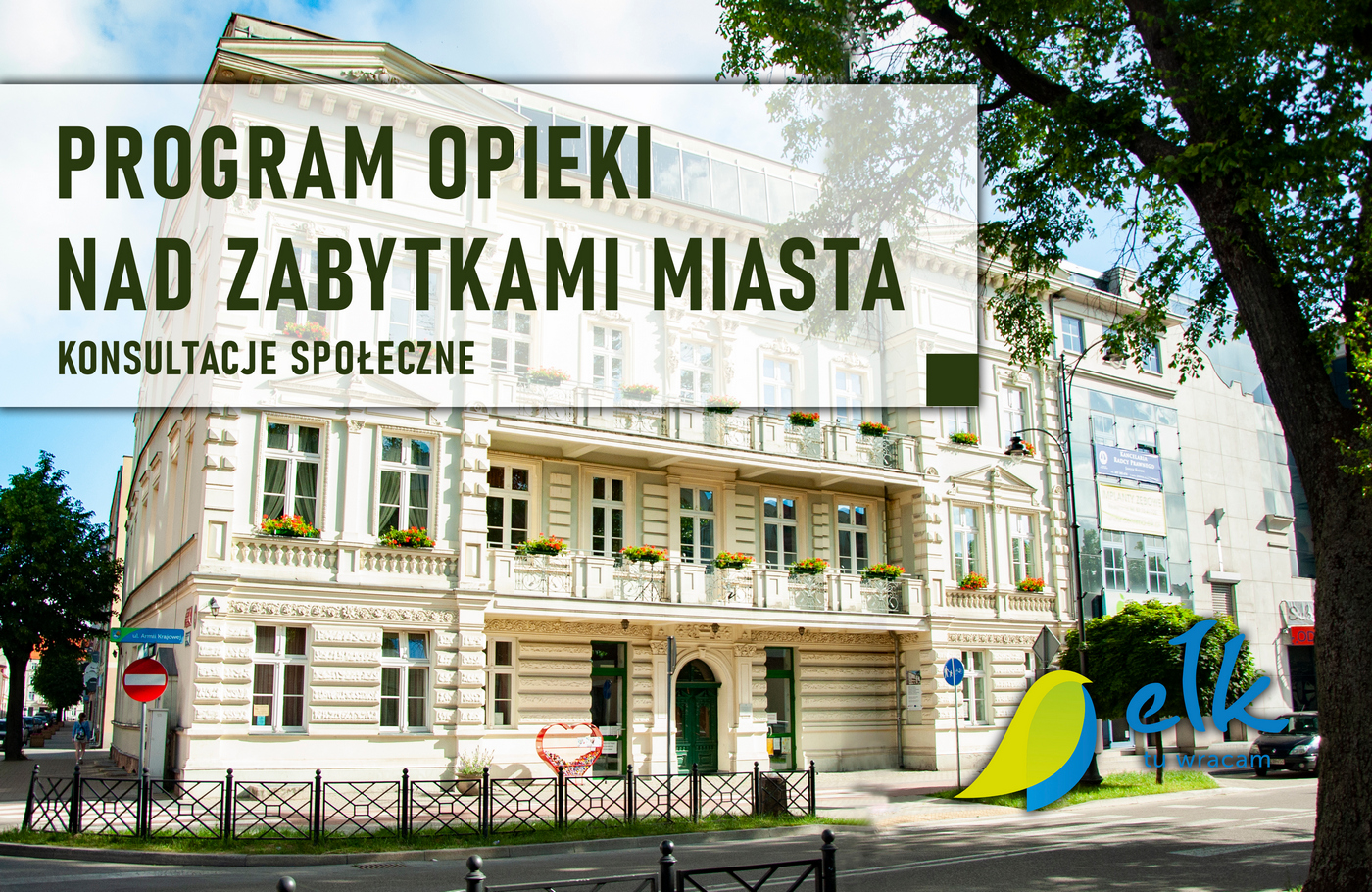 Viešos konsultacijos dėl Savivaldybės 2023–2026 metų Ełko miesto paminklų priežiūros programos projekto