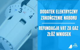 Fine dell'invito a presentare proposte per l'indennità elettrica. Richiedere il rimborso dell'IVA per il gas