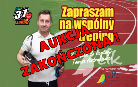 Wspólny trening z prezydentem wylicytowany