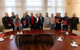 Wręczenie dotacji z zakresu rozwoju sportu w Ełku