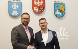 Wiceminister z wizytą w ełckim ratuszu
