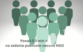 Over PLN 5.5 million for public tasks commissioned to non-governmental organizations